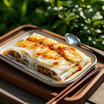 潮汕人喜愛的早餐，潮汕腸粉
