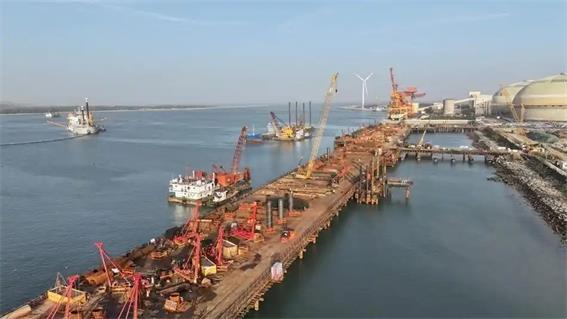 汕尾新港區白沙湖公用碼頭建設提速